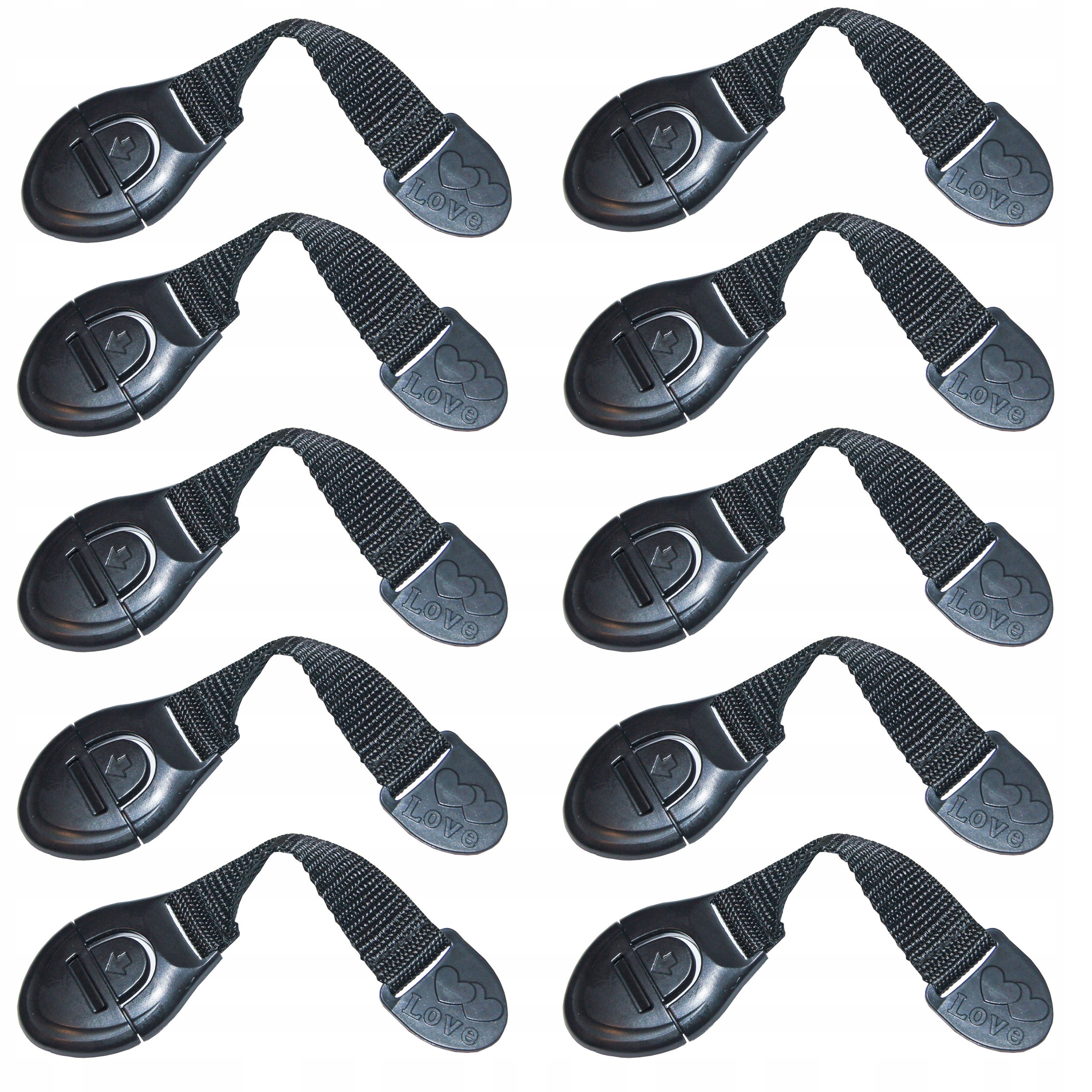 

Zabezpieczenie Szafek szuflad Szafek Blokada czarn