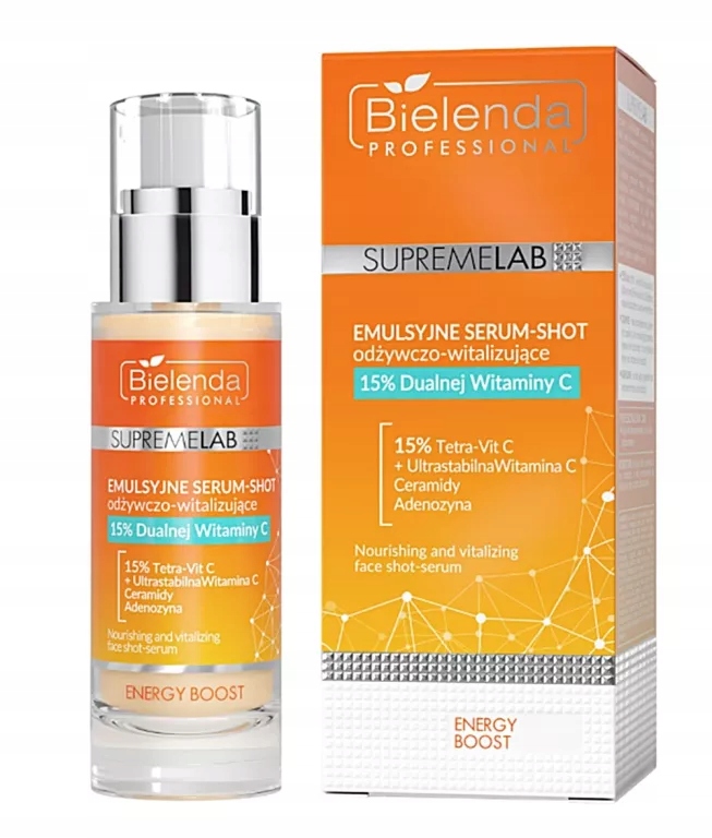 Bielenda PROFESSIONAL_Supremelab Energy Boost emulzní sérum-shot s výživou