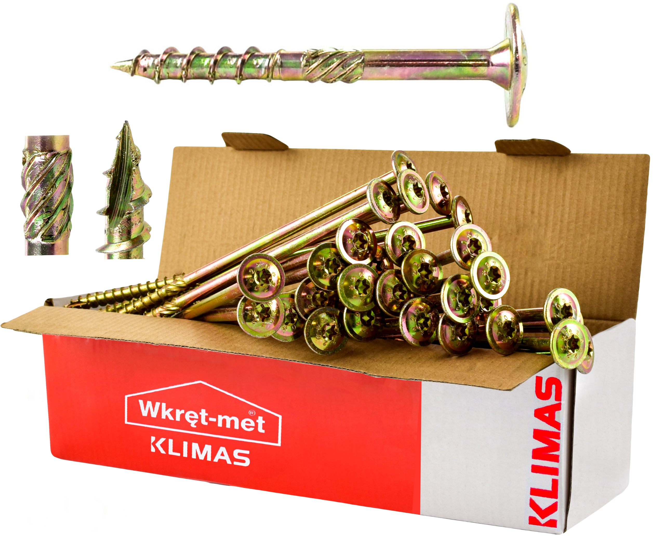 WKRĘTY CIESIELSKIE do drewna TALERZ TORX x50 8x80