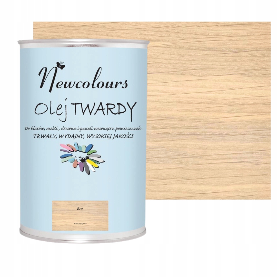 Olej twardy Newcolours kolor Beż 900ml