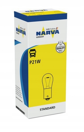 Narva Żarówka 24V 21W BA15S 17643 10szt.