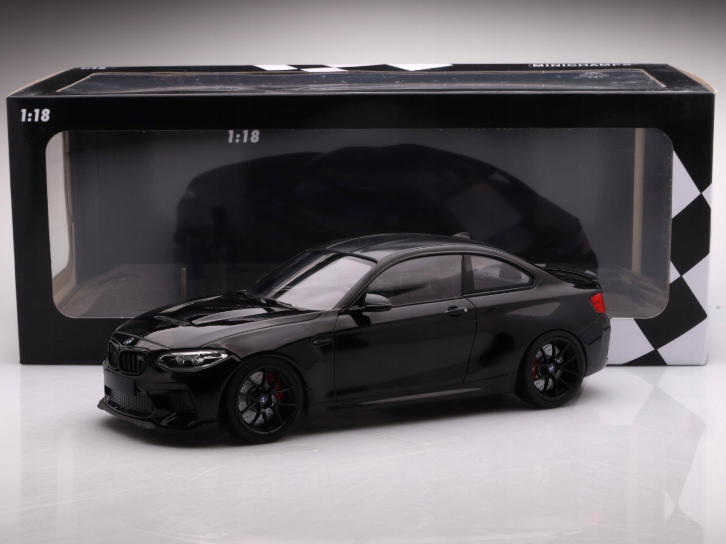 Bmw M2 Cs 2020, black metallic Minichamps 1:18