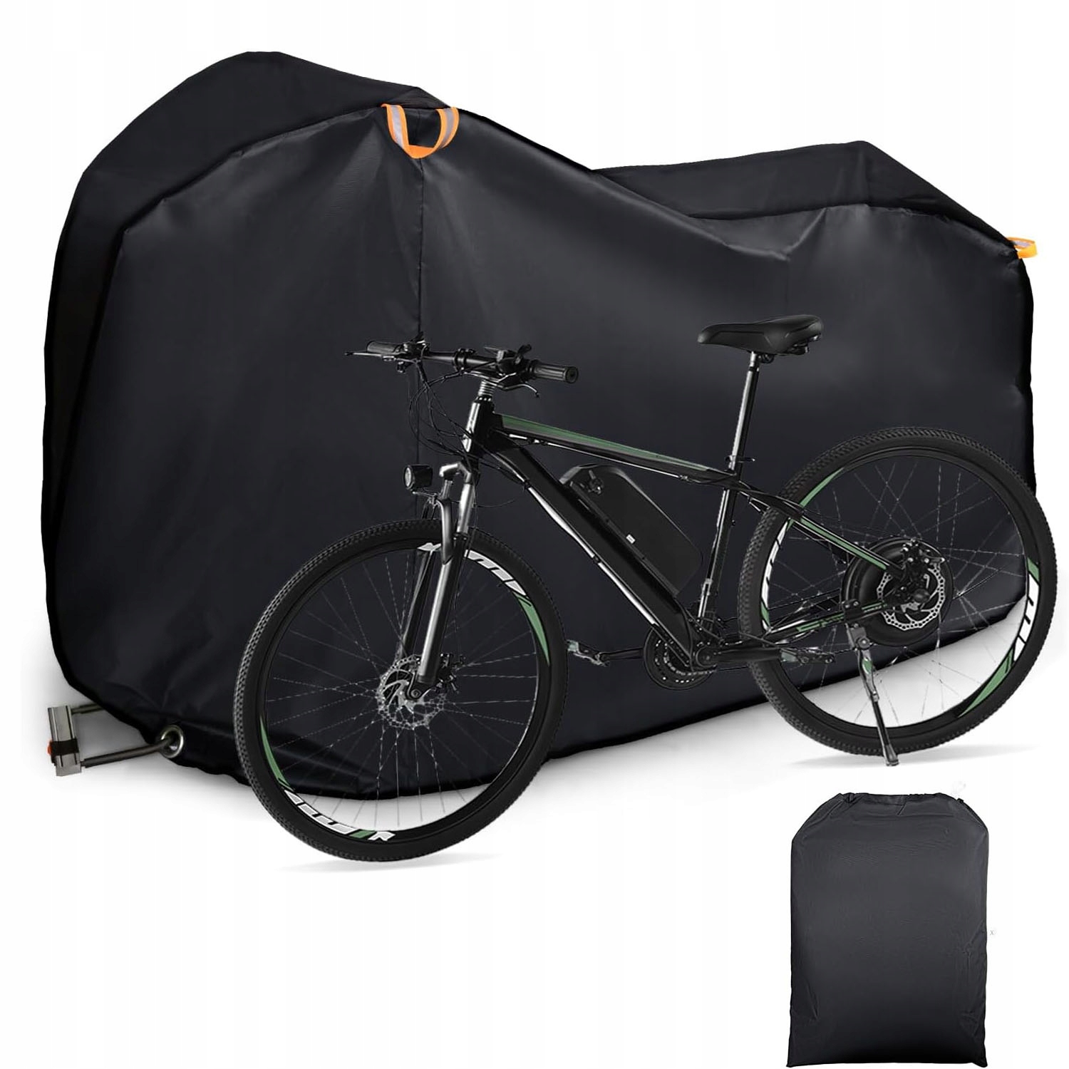 Pokrowiec Na Rower Wodoodporny Motor Skuter Z Klamrą 200x110x70cm Ściągacz