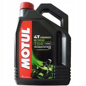 Рекламный масло MOTUL 5100 4 л литры 10w40 MA2 4T