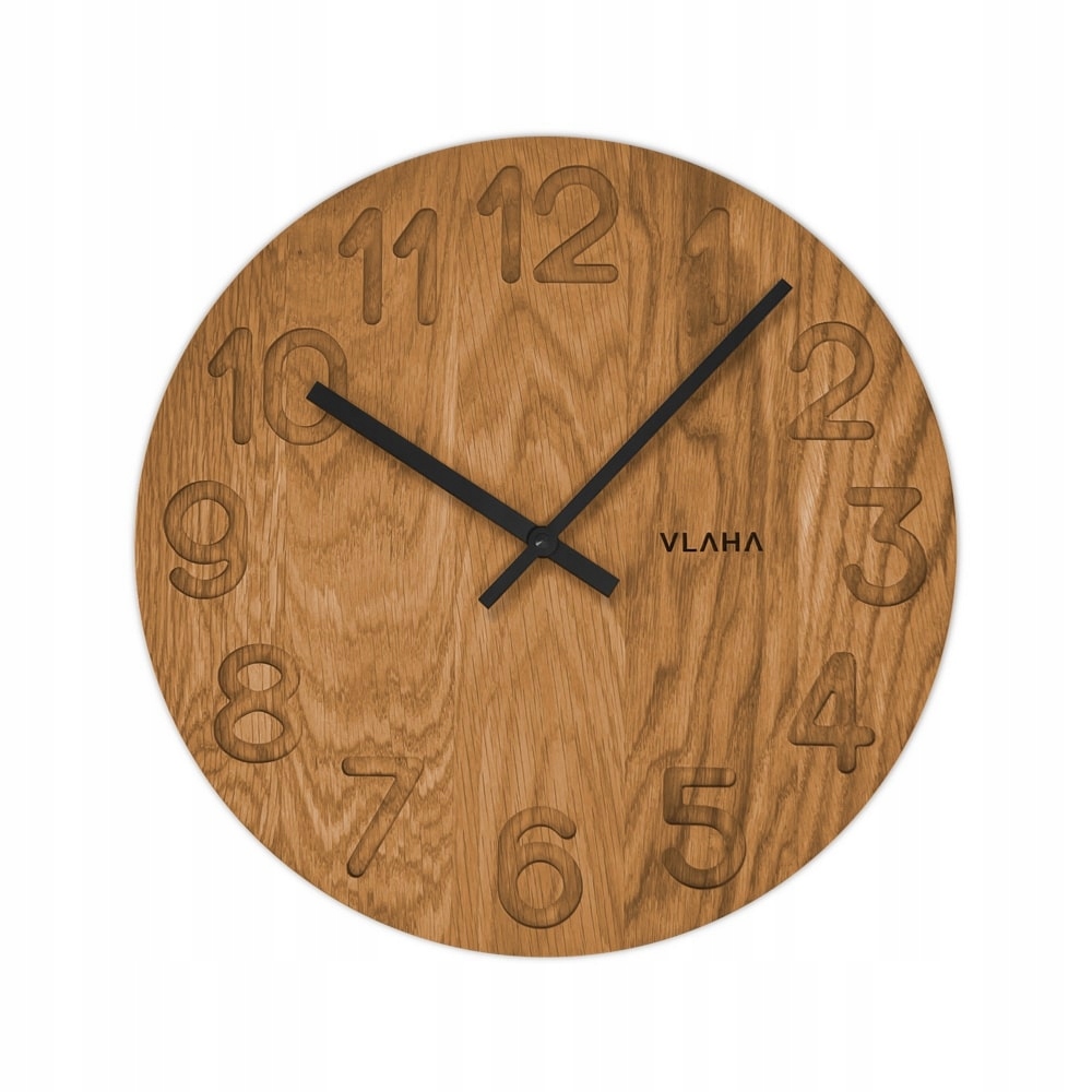Drevené hodiny Oak Vlaha VCT1125, 34cm