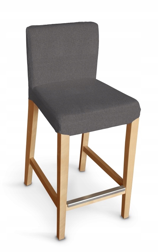 Dekoria potah na barovou židli Henriksdal krátký Ikea šedý