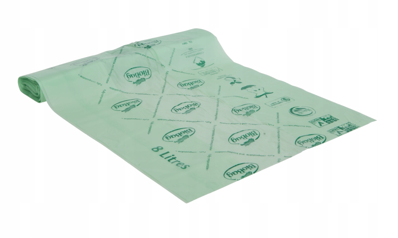 

Biodegradowalne Worki Kompostowalne 8 25szt Biobag