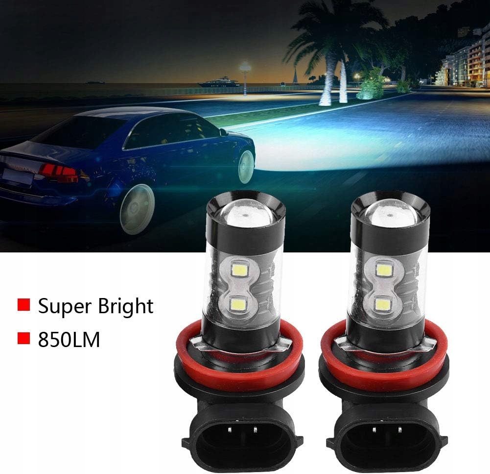 Żarówka LED samochodowa o dużej mocy 2 szt. H8 H11 12V-24V 50W
