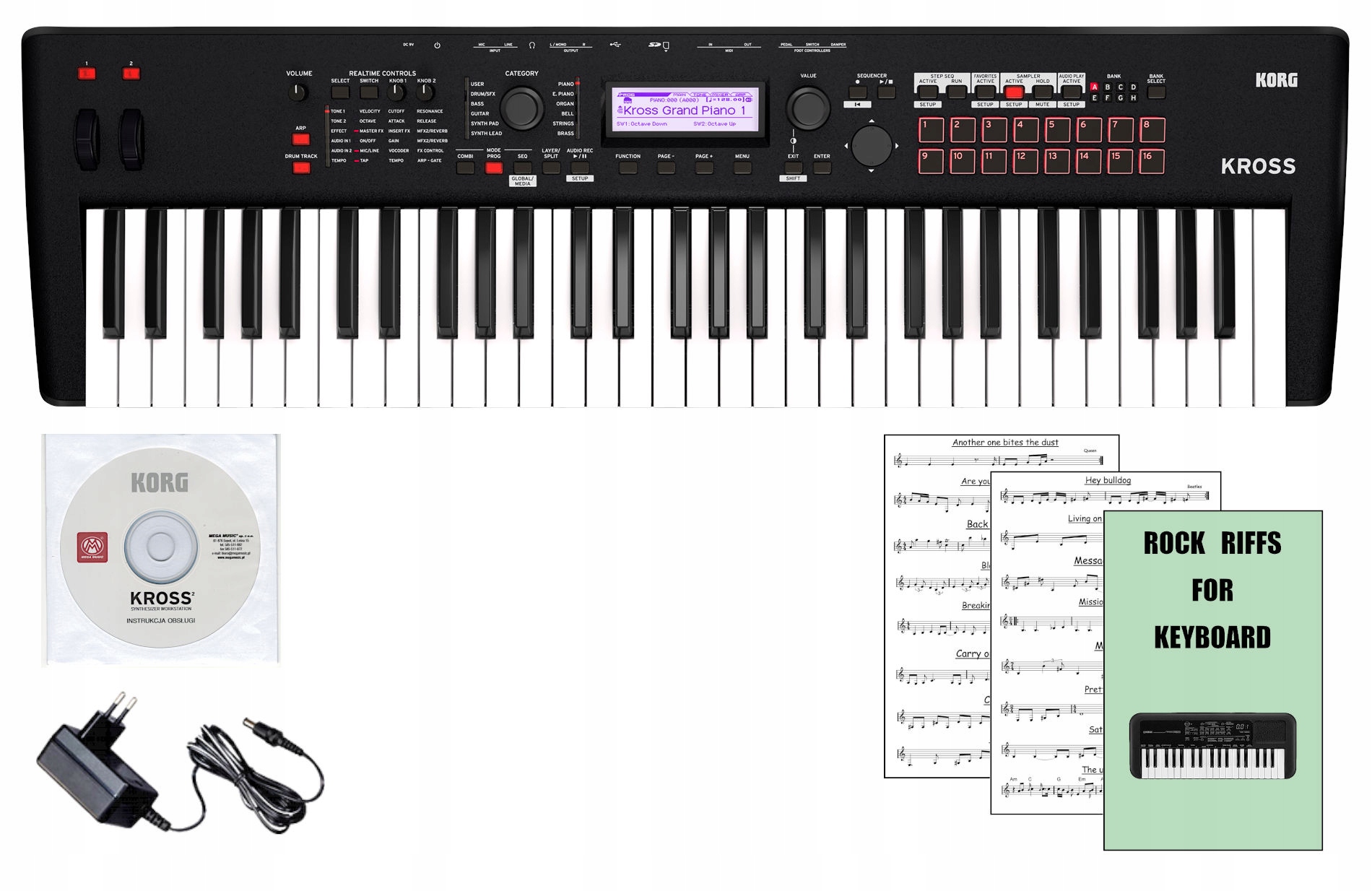 KORG KROSS 2 61 Profesjonalny Syntezator EAN (GTIN) 4959112174771