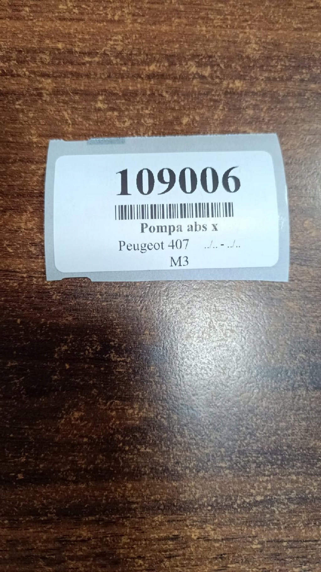 PEUGEOT 407 2.0 HDI Pompa ABS 9657462080