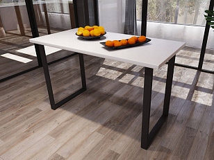 Stół BIAŁY LOFT METAL 120x70 Kod producenta 045