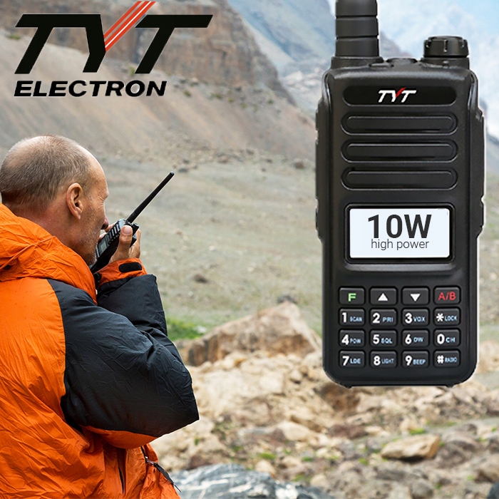 TYT TH-UV98 10W USB-C Krótkofalówka Radiotelefon Walkie Talkie PMR VHF UHF Certyfikat CE