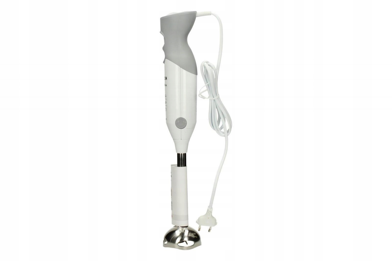 BOSCH Blender Ręczny ErgoMixx 600W Stalowy Nóż 2 Prędkości Biało-Szary — miniatura 9