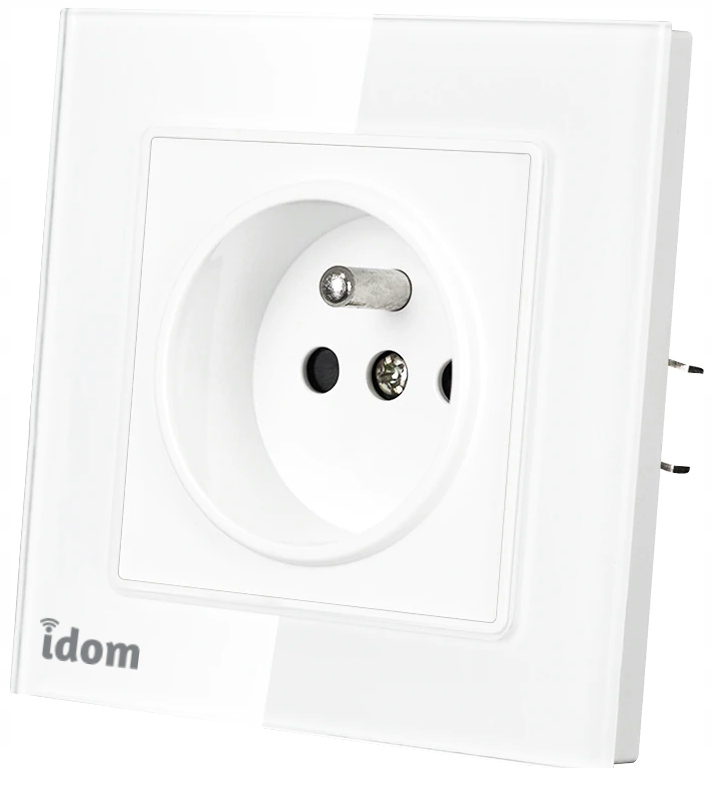 GNIAZDKO Z RAMKĄ SZKLANE POJEDYNCZE BIAŁE IDOM EAN (GTIN) 0652217319699