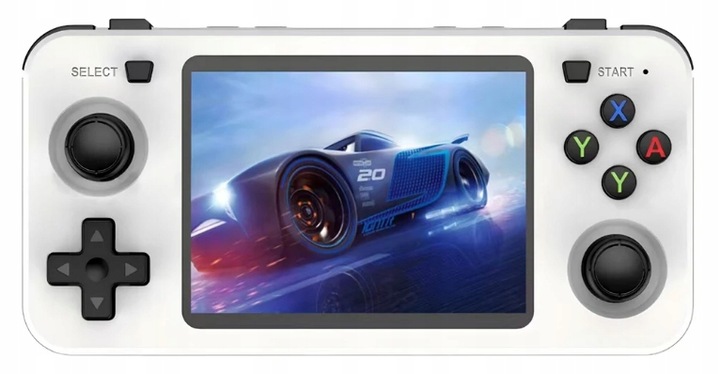 Oryginalna Konsola Przenośna R36H 64GB 15000 Gier Retro Biała