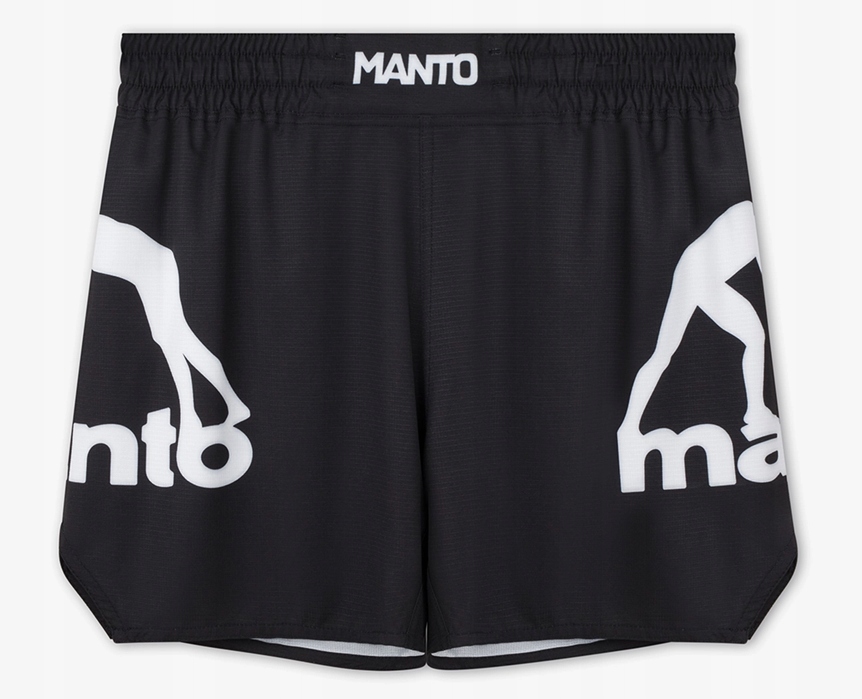 Manto spodenki sportowe treningowe Logo Dual czarne rozm. XL