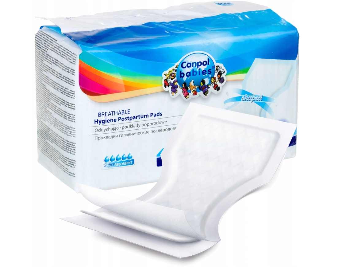 

Wysokochłonne Podkłady Poporodowe, Podpaski Canpol