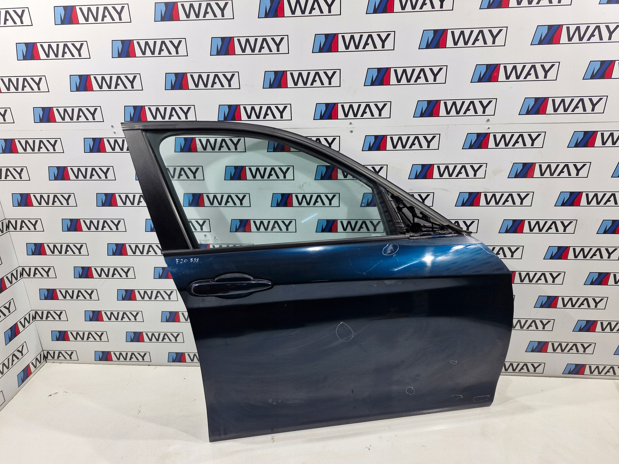 BMW F20 door right front front right B38 MIDNIGHT BLUE complete