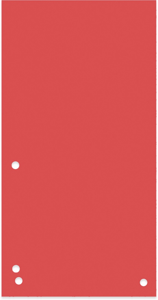 PRZEKŁADKI KARTONOWE 1/3 A4 100SZT CZERWONE x5 Kod producenta 8620100-04PL