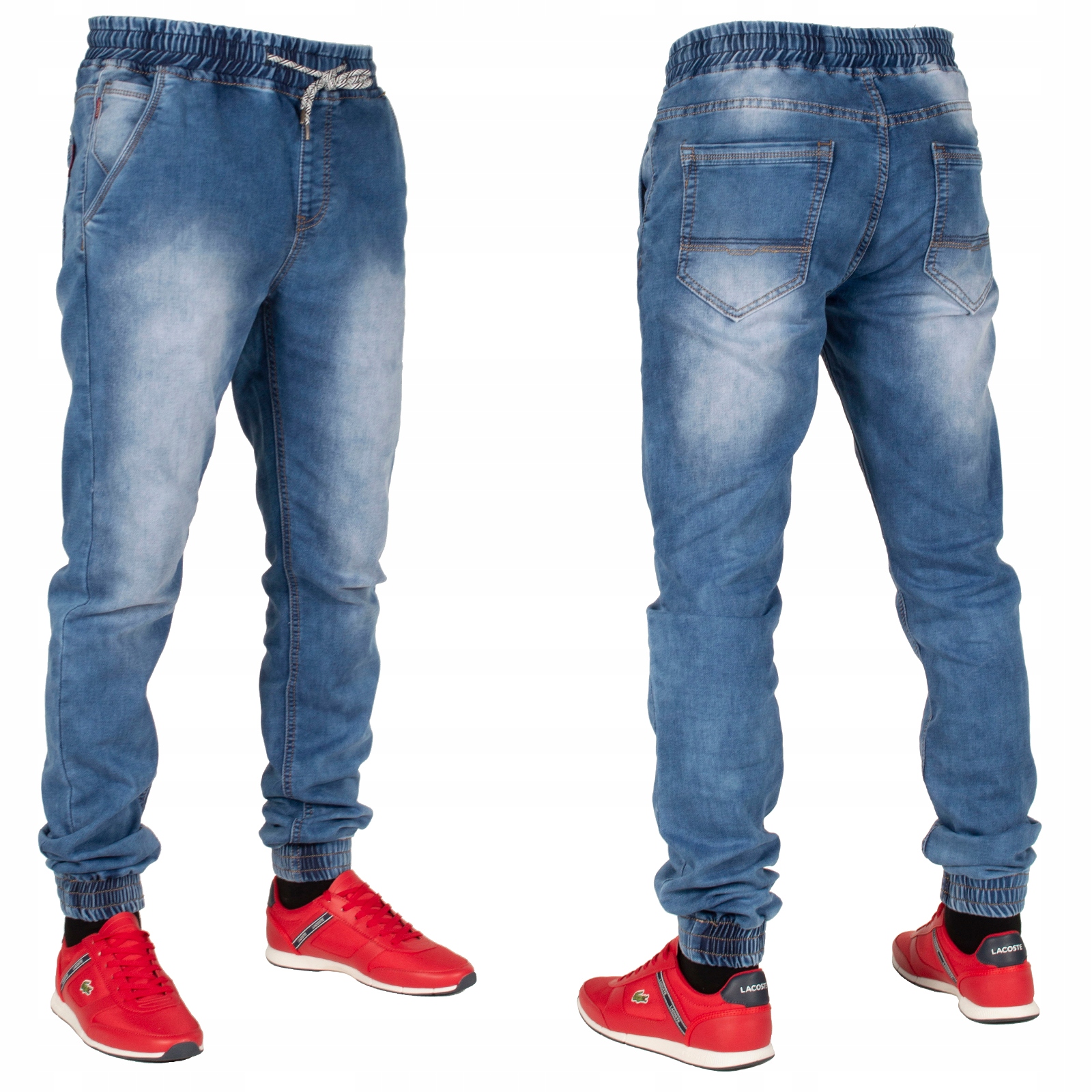 

Spodnie męskie jogger jeans W:33 86 CM granat