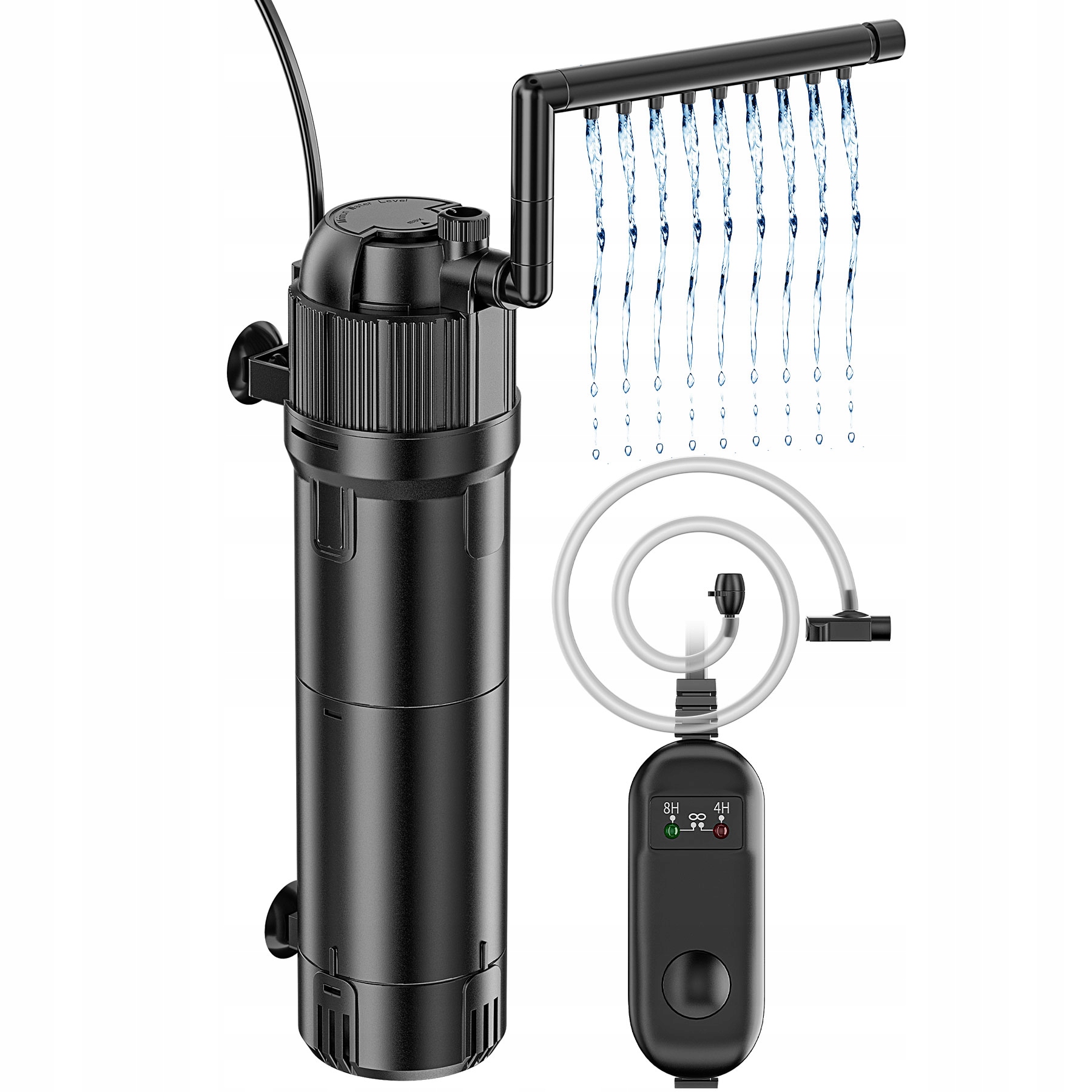 5V1 Vnitřní Filtr S Biologickou Uv Lampou Pro Akvárium Do 100-300 L 800 L/h