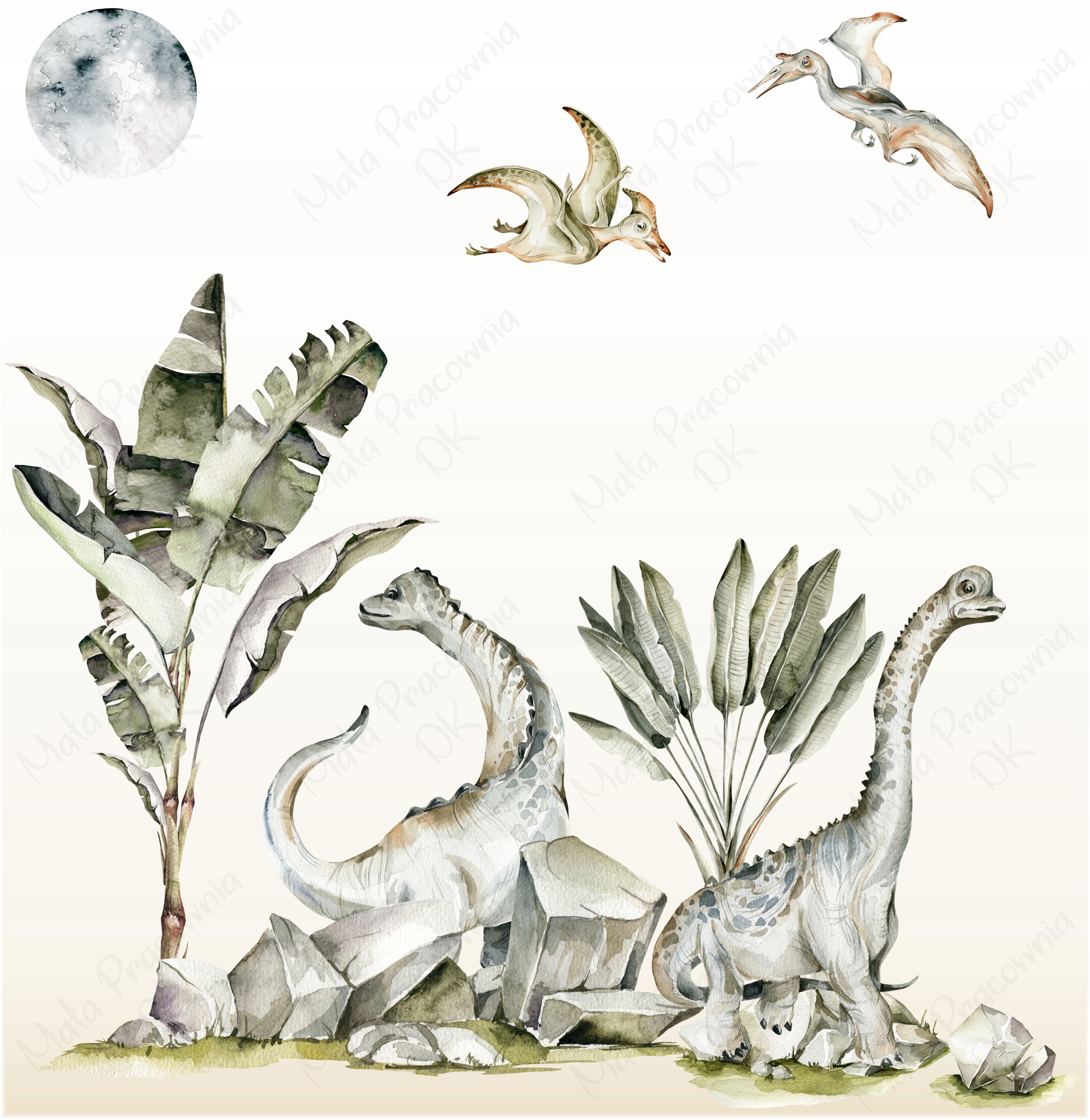 

Naklejki na ścianę Dinozaury | Zestaw Nr2
