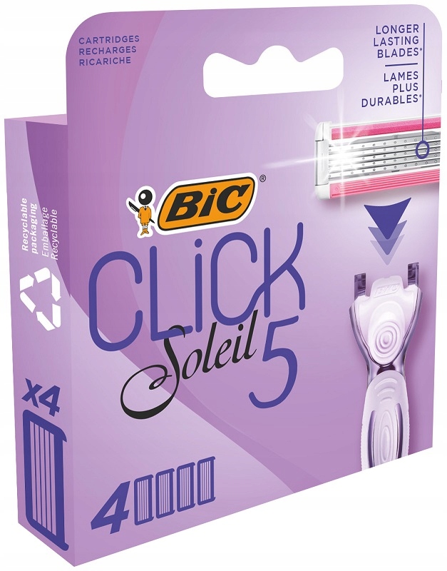 BiC Click 5 Soleil wkłady do maszynki blister A'4