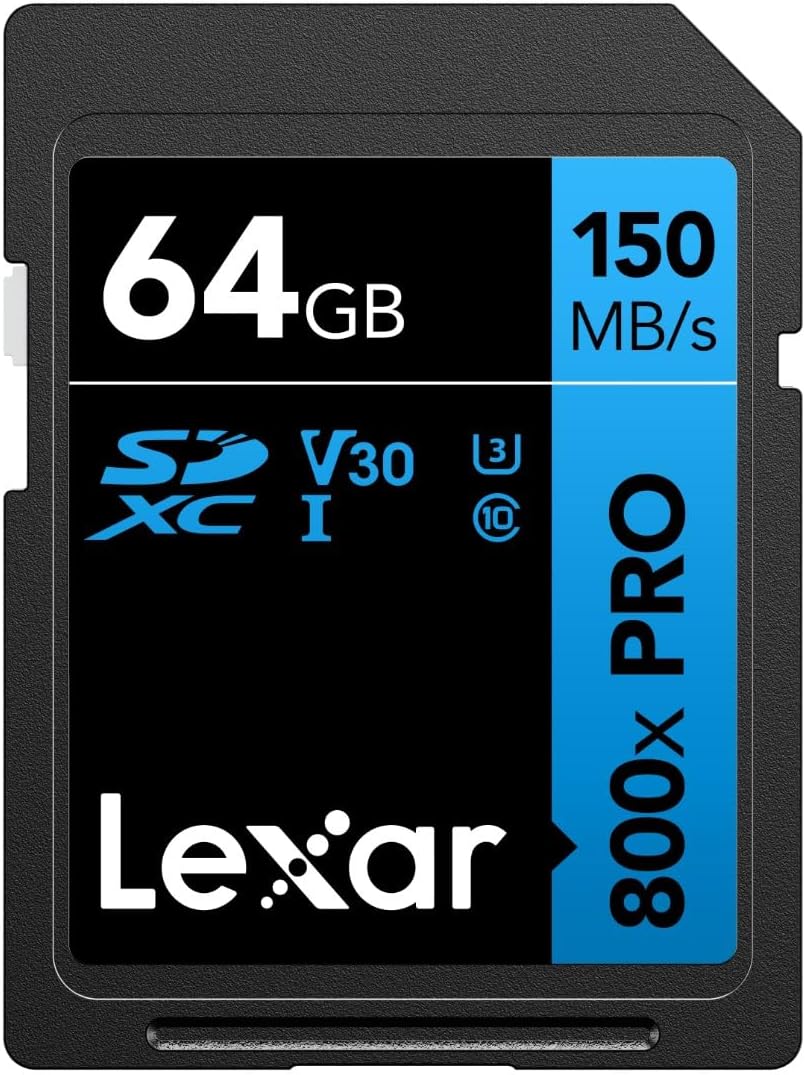 2 x Lexar LSD0800P064G-BNNNG paměťová karta 64GB 150MB/s Performance Sdxc