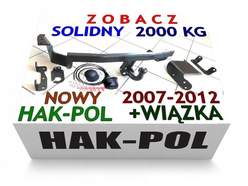 

Hak HOLOWNICZY+WIĄZKA4007PEUGEOT Citroen C-crosser