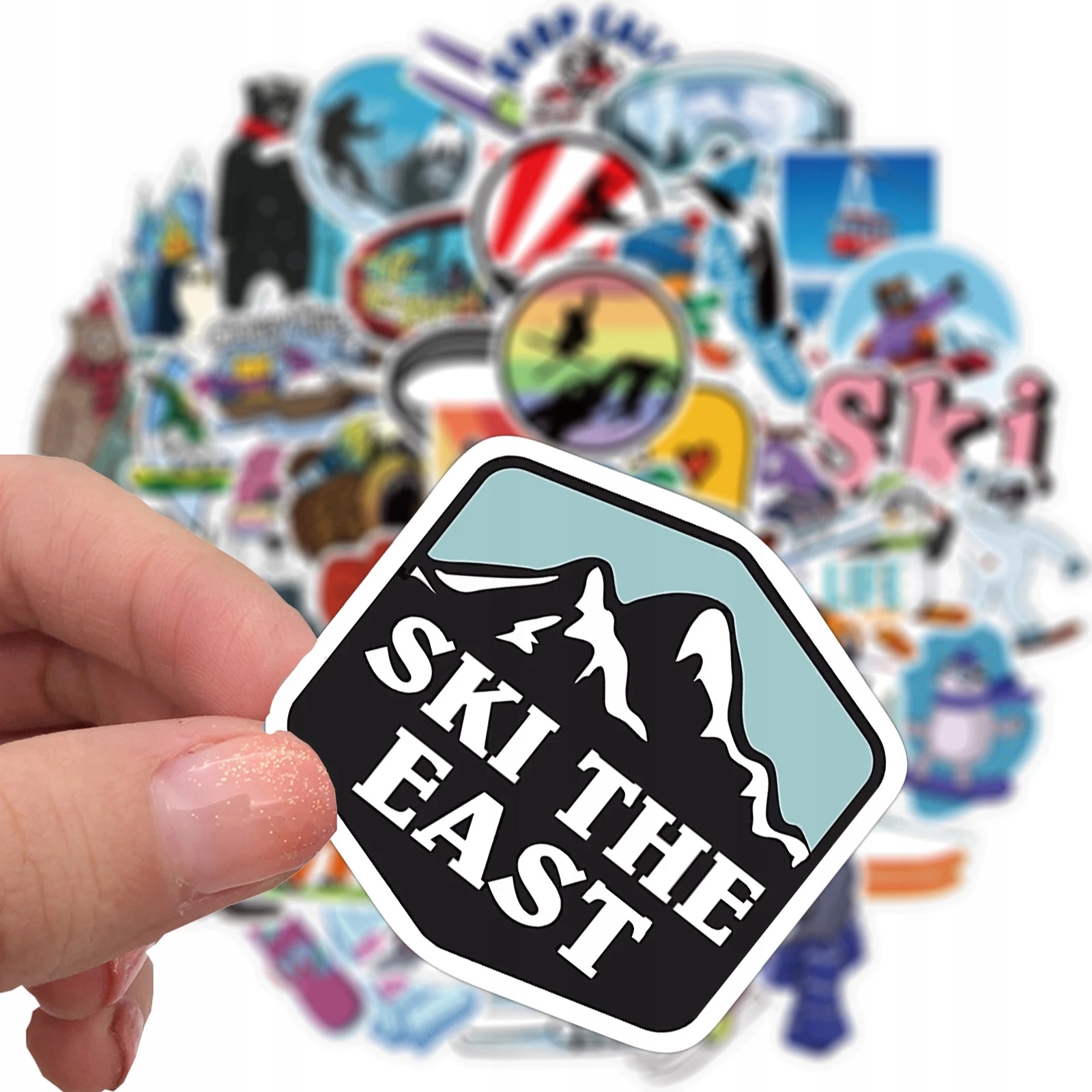 

Zestaw Naklejek Stickerbomb MIX Snowboard 50 szt
