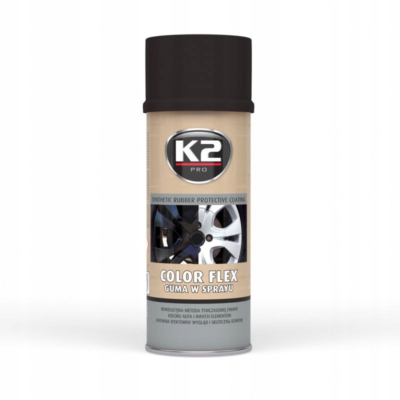 

K2 Color Flex Guma W Sprayu Czarny Połysk 400ML