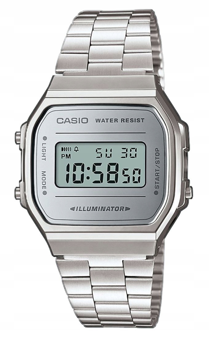 80 Let Hodinky Casio Vintage A168WEM Retro Gwar.3+3 Zibi Gravírování