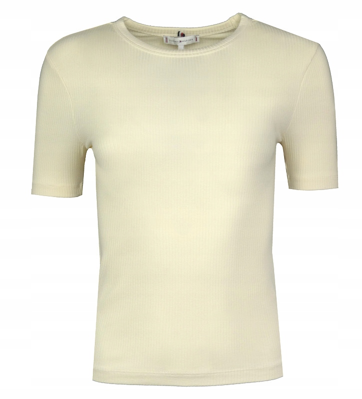 Tommy Hilfiger dámské tričko, Slim, krémové, Xs