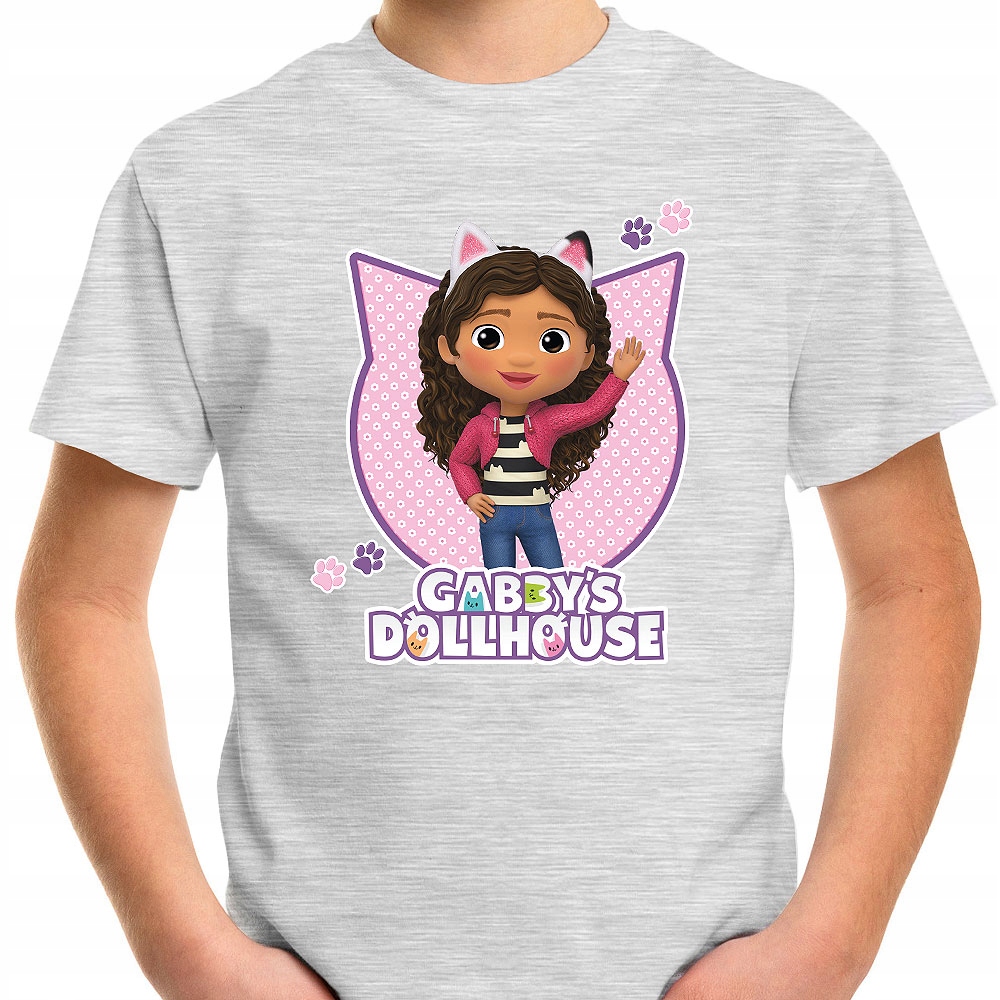T-SHIRT KOSZULKA DLA DZIECKA KOCI DOMEK GABI 152 SUPER JAKOŚĆ
