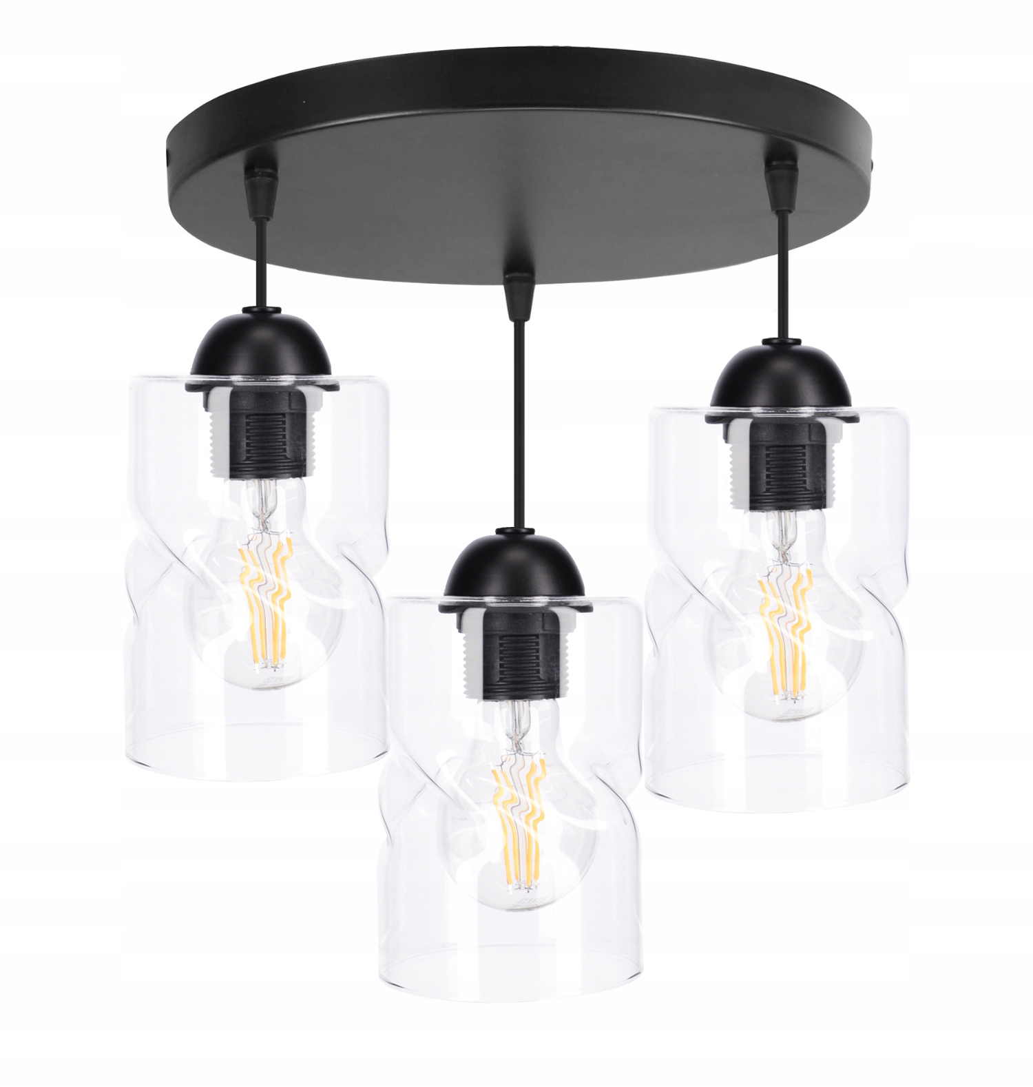Závěsná stropní lampa Loft 3 lustrová stropní lampa do obývacího pokoje Led