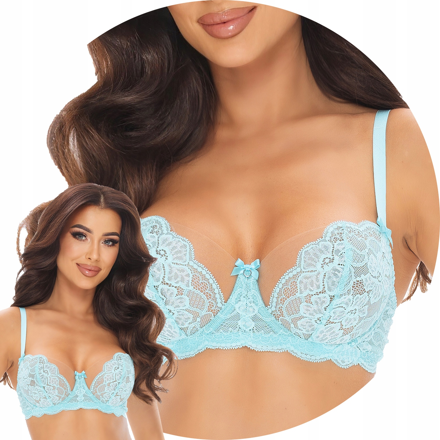 Axami V-11021 Podprsenka měkká modrá 70E