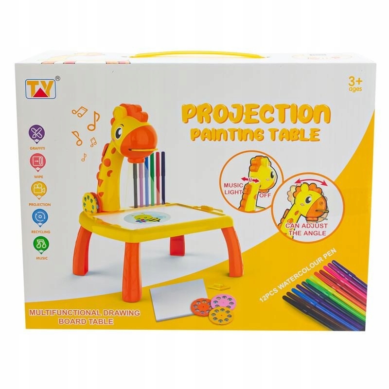 PROJEKTOR RZUTNIK DO NAUKI RYSOWANIA ZE STOLIKIEM