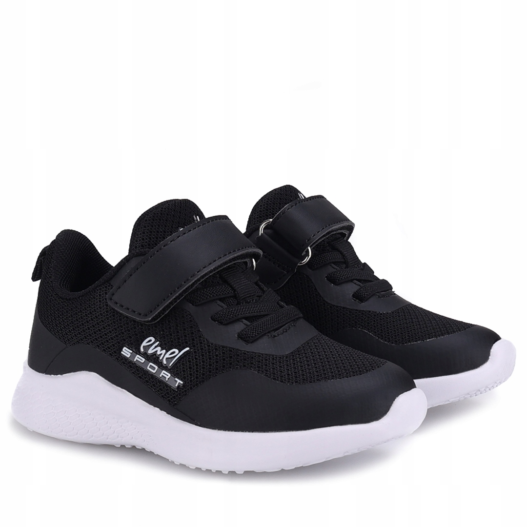Emel E 4229M Lekkie Buty Sportowe Sneakersy Dziecięce Sport Czarne R 35