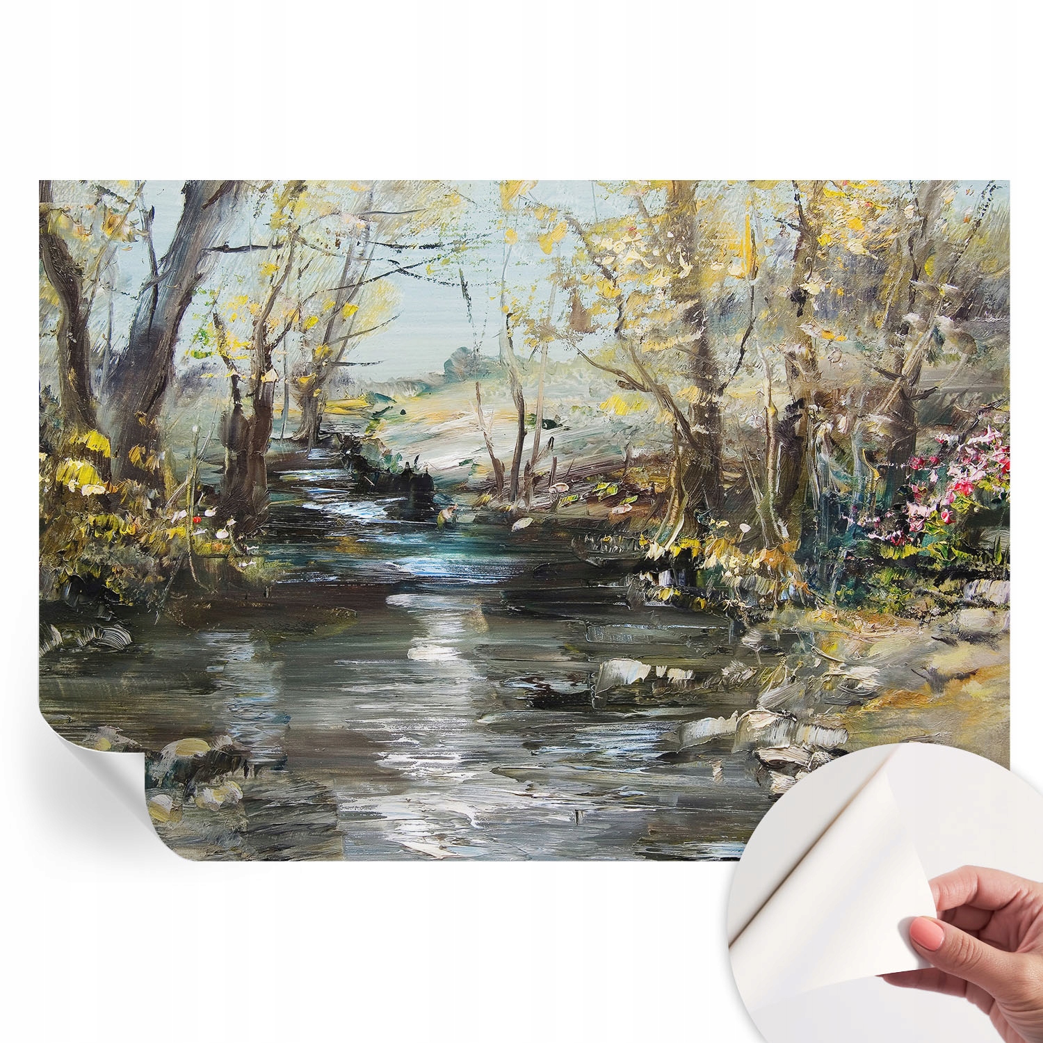 Dekorativní Samolepicí Módní vzory Lesní potok 208 x 146 cm