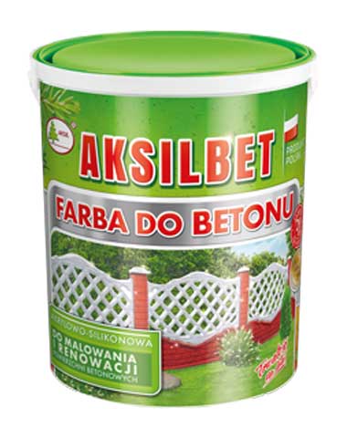 Farba do betonu na beton Aksilbet Wiśniowy 1l.