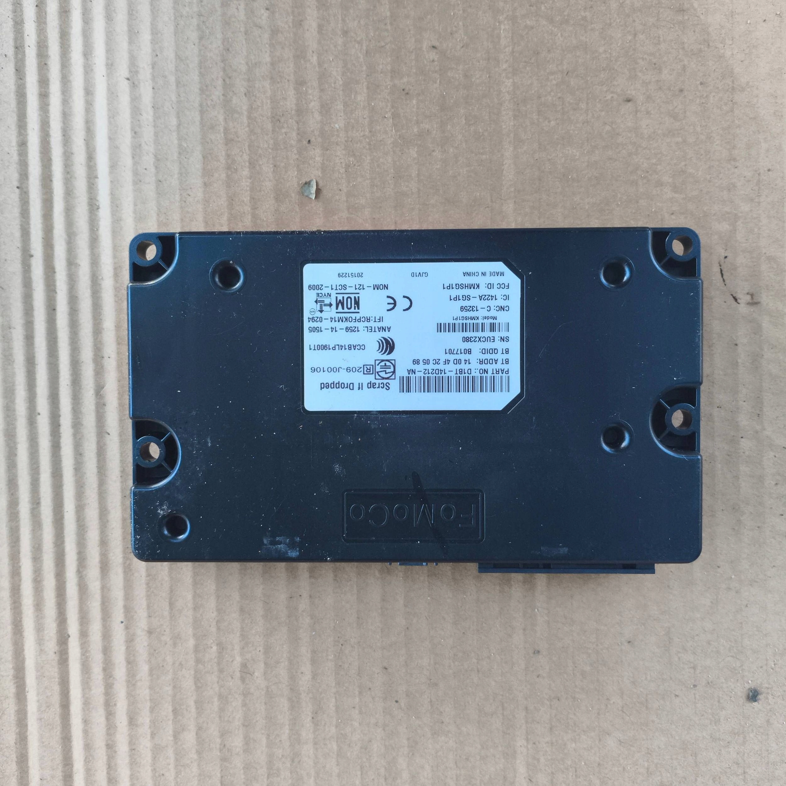modulo Bluetooth Ford Fiesta MK7 LIFT 2015