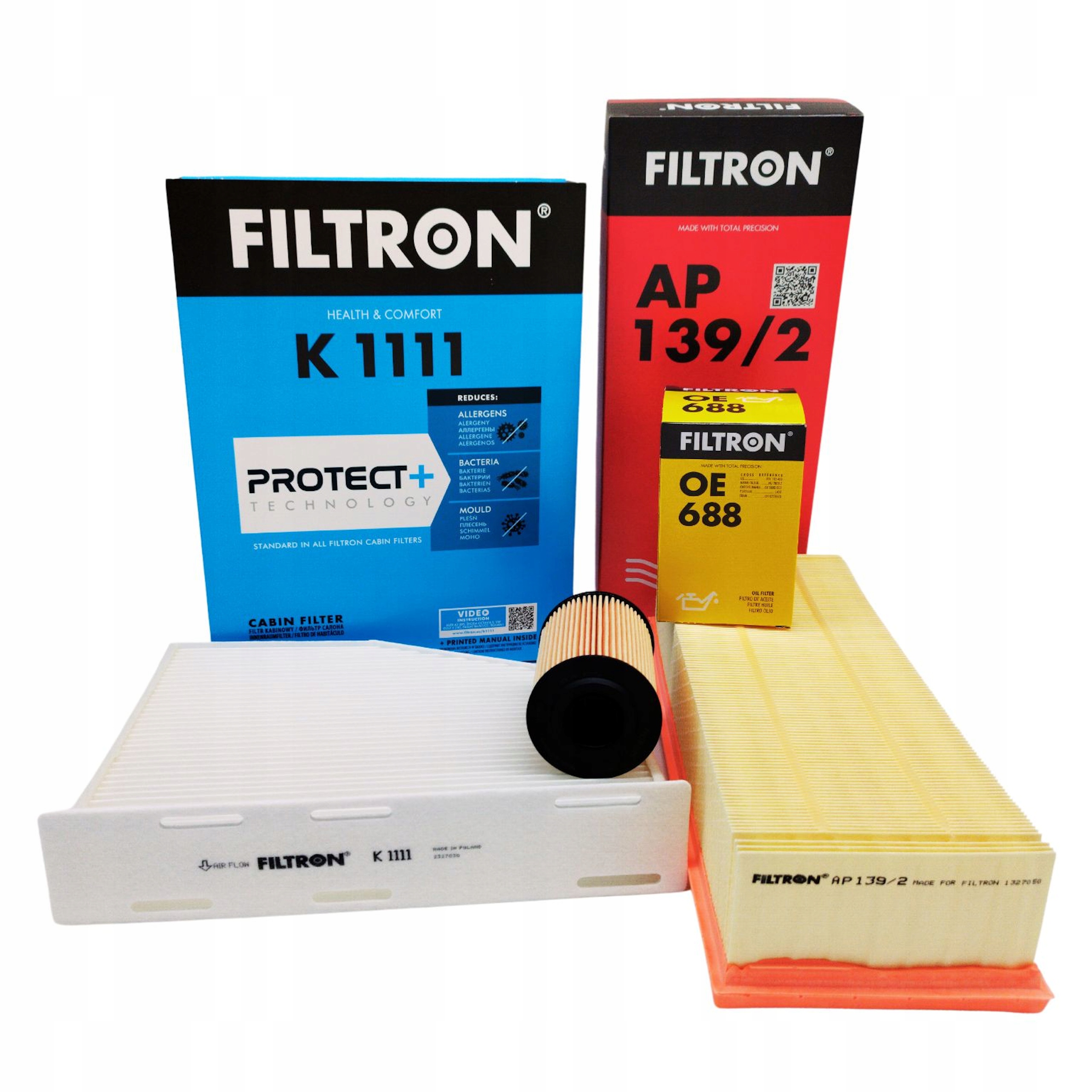 Sada 3 filtrů Filtron pro Vw Scirocco 3 III 2.0 Tdi
