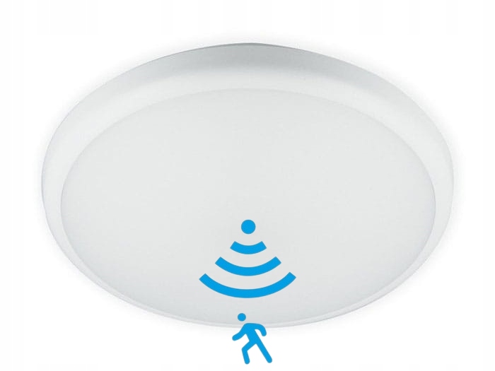 Stropní Svítidlo Venkovní Led Lampa Na Balkon Terasa 21W IP65 S Pohybovým Senzorem