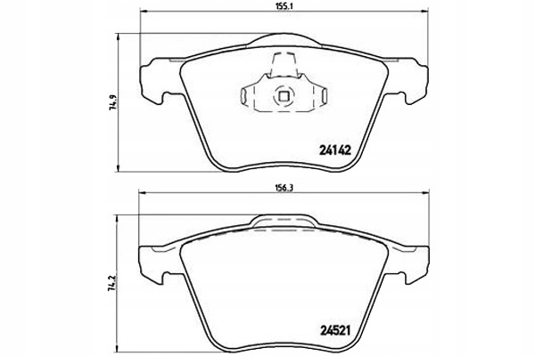 Brembo Brzdové Destičky Volvo V70 07- Přední Asistent řidiče #28