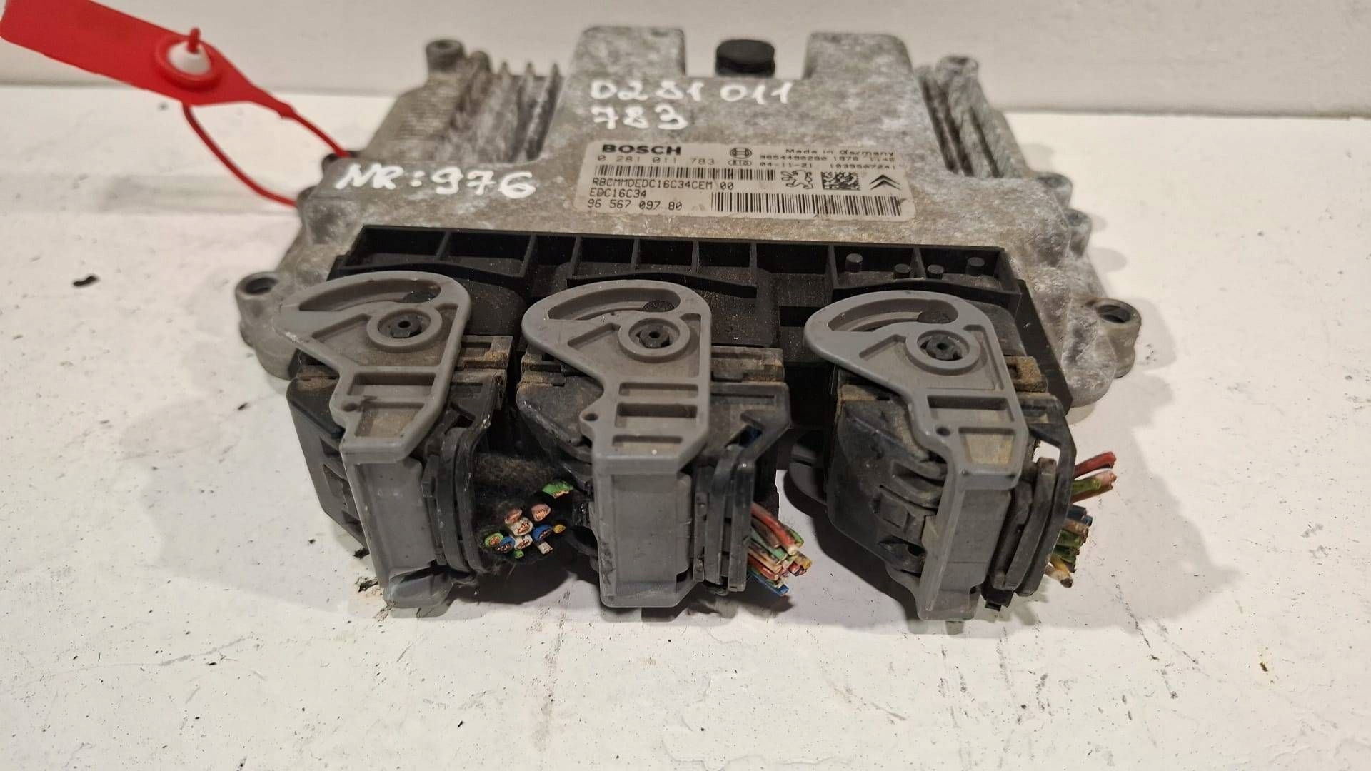 control unit of the engine computer 0281011783 Peugeot Citroen 1.4 HDI