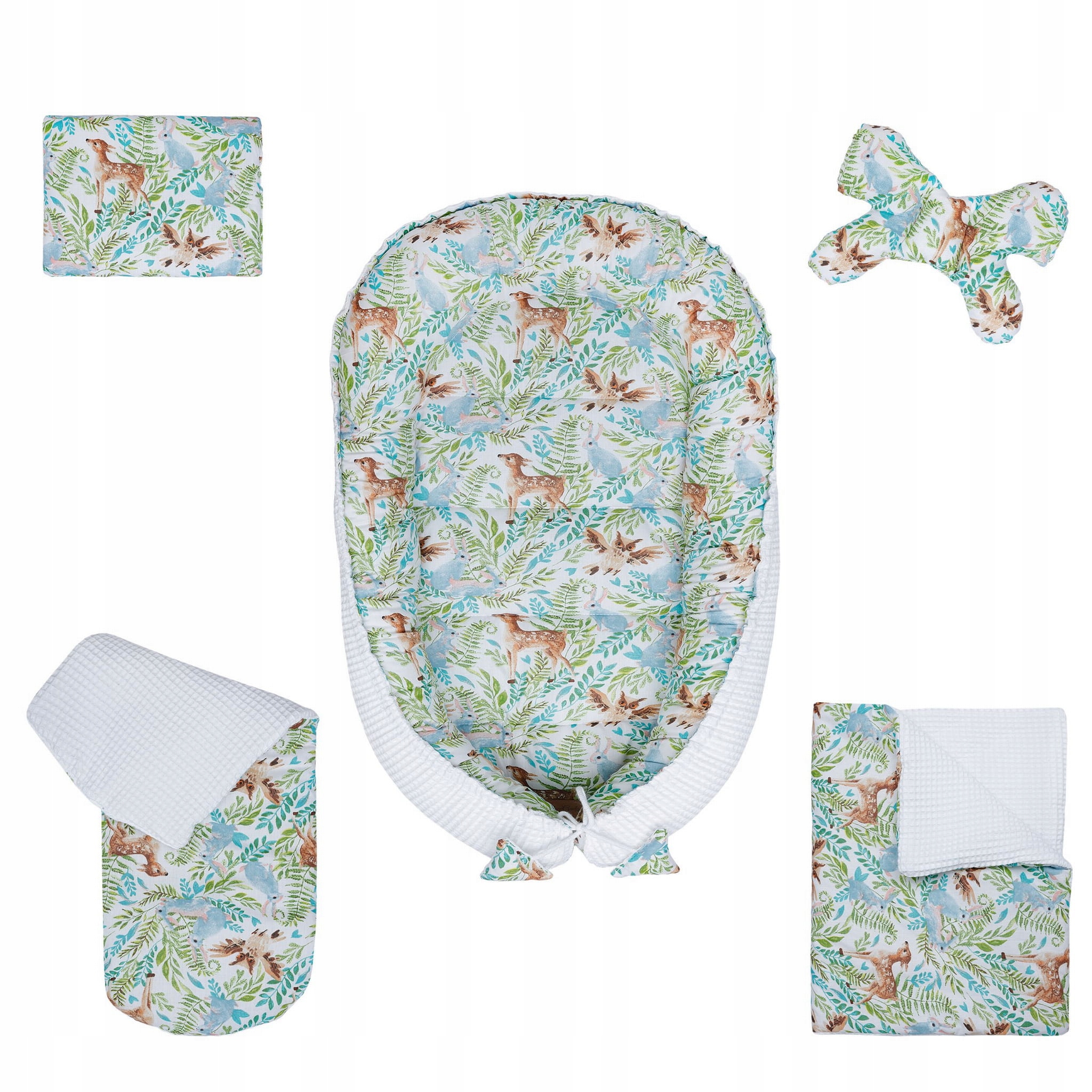 Kokon niemowlęcy zestaw 5w1 Wafel Liczba elementów 5 szt.