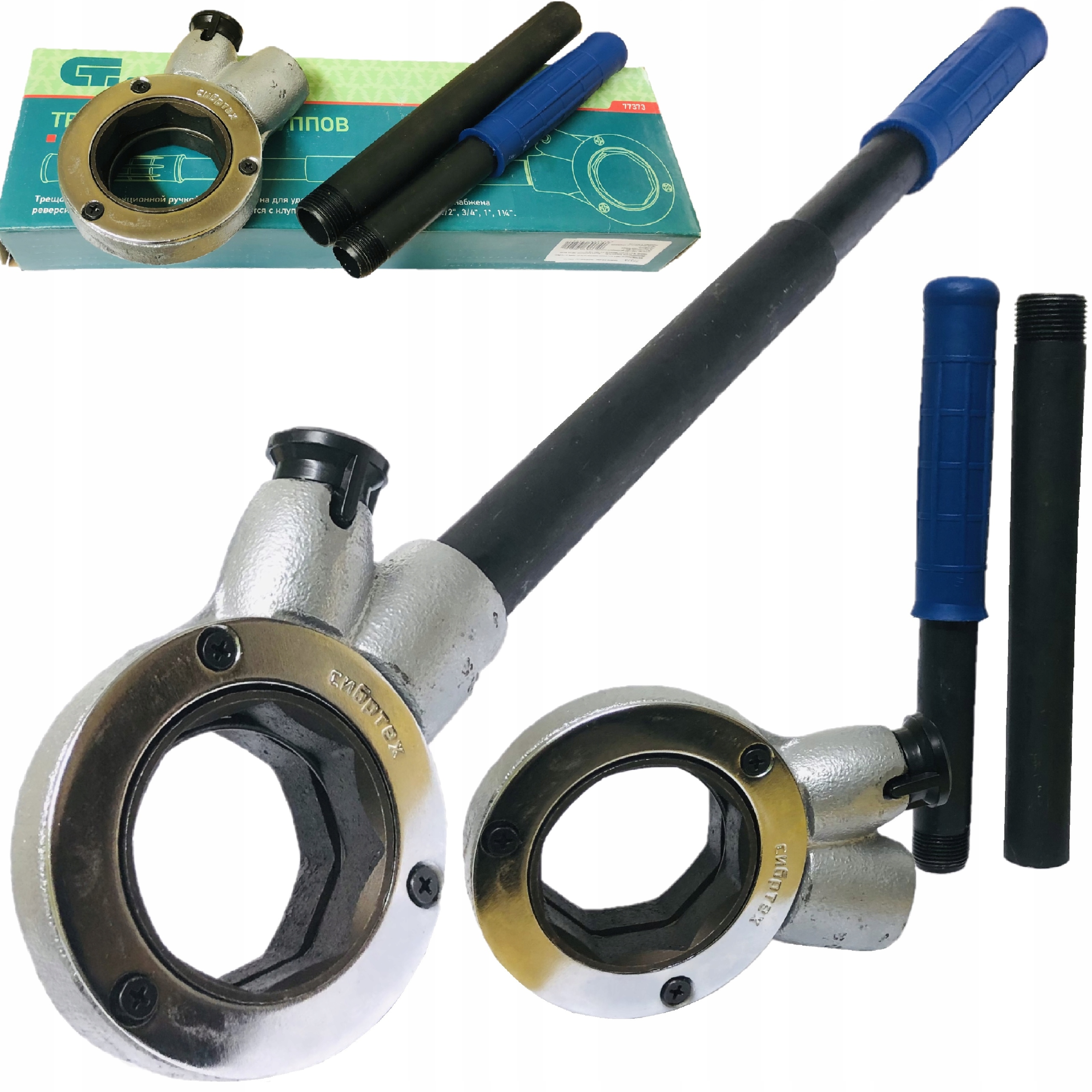 

Grzechotka do gwintownicy narzynek 3/8''- 1 1/4''
