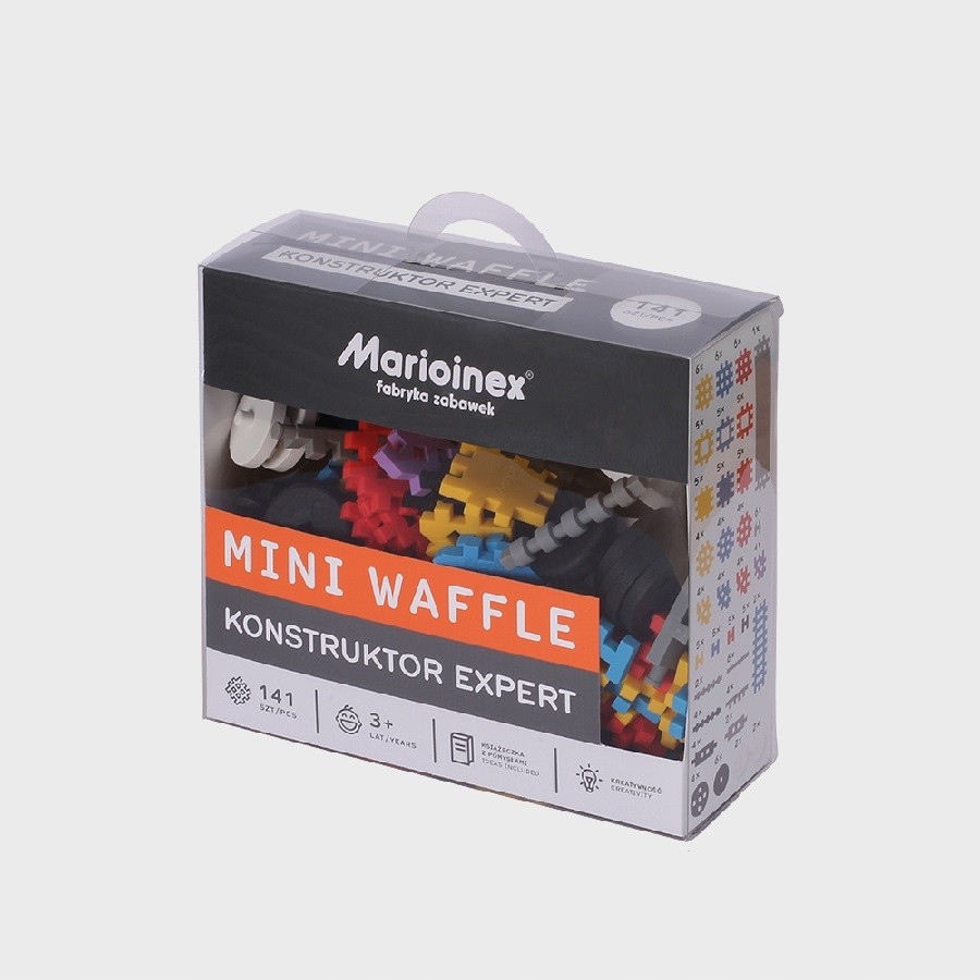 

Klocki Mini Waffle Konstruktor 141 elementów