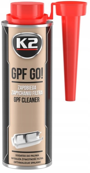 Regeneracja GPF,przeciw zapychaniu filtra,K2 Gpf Go! 250ml dodatek benzyna