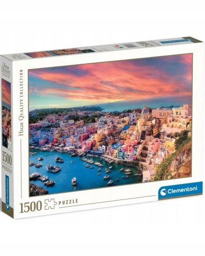 Puzzle 1500 elementów. HQ Picturesque Procida Island